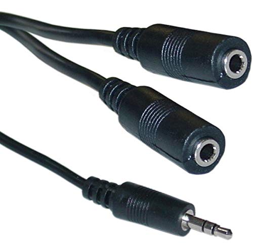 Premium Cord Stereo Jack Cable 3.5 mm Y M / 2 x F 2 m