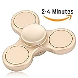 ESARORA Fidget Spinner, MINI Size Hand Spinner Finger Spinner Easy to Carry Relieve Stress High Speed Focus Toy for Killing Time (Gold)