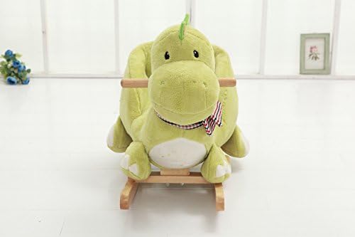 CortexFit DanyBaby Rocking Animal Ride On Rocking Plush Dinosaur Chair-ASTM Safety Approved