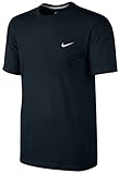 Nike Mens Classic Embroidered Swoosh T-Shirt-Black-Large