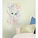 RoomMates RMK2377GM Wall Decal, 10 Inch, Black
