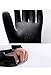 Hoocozi 1Pair Extra Long Reusable Black Latex Gloves, 23.6