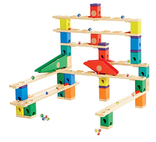 Hape Quadrilla Wooden Marble Run Construction - Autobahn - 