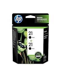 HP 21 cartuchos de tinta negra originales, 9508 cartuchos (C2FN)
