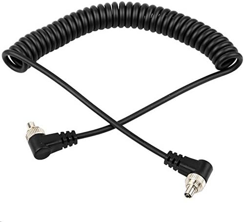 ROZOER Sync Cable for Nikon, Canon, and most DSLR cameras (PC-PC)
