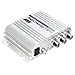 Car Amplifier, ELEGIANT 300W 12V Super Bass Mini Amplifier 2.1-Channel Auto Sound Enlarger Lightweight Hi-Fi CD iPod MP3 MP4 Car Audio Stereo Bass Amplifier