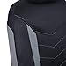 Superior Protectorate – Neoprene Car Seat Covers – Black & Gray Two Tone Chevron Stitched Premium Waterproof Automotive Seat Protectors Multi-Layer Material for Interior Fit