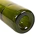 6 Pack Empty Wine Bottles for Decorations, Green Glass Bottles for Home Bottling (750ml)