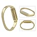 TENGL Compatible Fitbit Flex 2 Bands, Newest Unique Magnetic Adsorption Switch Stainless Steel Metal Accessory Bangle Watch Bands Straps for Fitbit Flex 2- Silver Rose Golden Black