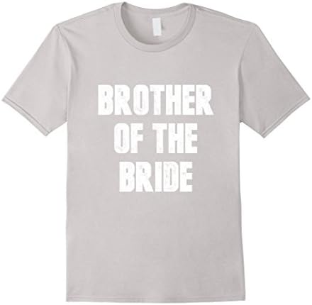Men's Brother of the bride shirt Large Silver