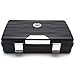 Waterproof Cigar Travel Humidor for 10 Cigars - Integrated Hygrometer and Humidifier Included - 2 Trays