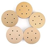 6 Inch 6 Holes Sanding Discs, 100PCS 60 80 120 150 220 Grit Sandpaper Assortment - LotFancy Hook and Loop Random Orbital Sander Paper