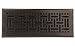 Accord Ventilation AMFRRBB412 Floor Register with Wicker Design, 4-Inch x 12-Inch(Duct Opening Measurements), Oil Rubbed Bronze