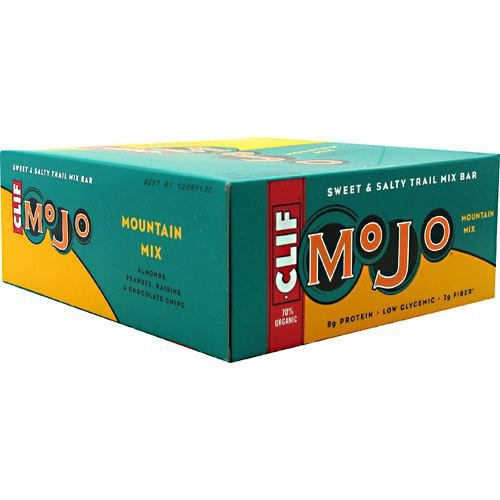 Cliff Mojo Trail Mix Bar, Mountain Mix, 1.59-Ounce Bars (One Box of 12)