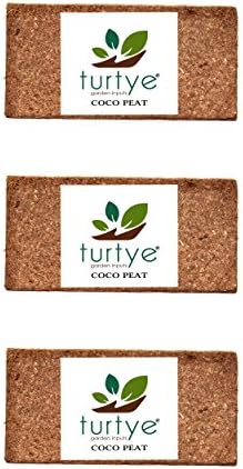 Turtye Coco Peat Brick 650 Grams (Pack of 3 No's)