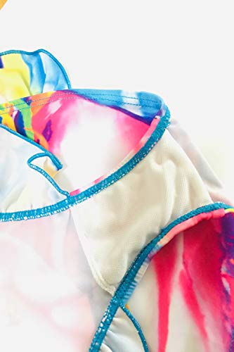 Wenge Girls Rainbow Unicorn Swimsuit Baby Unicorn Print Swimsuit-One Piece Swimwear Bathing Suit Bikinis (6T, Unicorn Fantasy) - Thumbnail 6