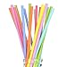 175 Count 7 3/4'' Stylish Single Color Paper Straws in Assorted Rainbow Colors of Special Curation, Best Suited for Parties, Events and Crafts (Solid Color)
