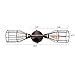 Airposta 2-Light Industrial Bathroom Vanity Light Farmhouse Metal Cage Vintage Vanity Wall Sconce Lighting Edison Black Rustic Oil Rubbed Bronze Wall Light Fixture for Bathroom Mirror Dressing Table