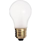 Satco S3721 130V Medium Base 40-Watt A15 Light Bulb, Frosted