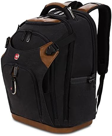 17 laptop business backpack SWISS MILITARY Laptop Backpack Men 17 Inch Multi Pocket Expandable Bac main image 1