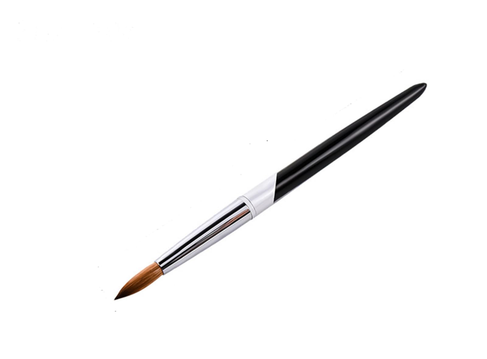 Acrylic Nail Brush, Size 8/10/12/14/16# Acrylic Nail Brush Nail Art Brush Set, 5 Sizes Nail Painting Brush for Choose,Nails Art Builder Brush