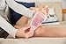 Vabbly Foot Pads - Rose Aroma Bamboo Vinegar 20x Pads, with Free Feet Bath Soak - Premium Sore Feet Relief