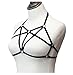 Jelinda Women Harness Elastic Cupless Cage Bra Hollow Out Strappy Crop Top (5)