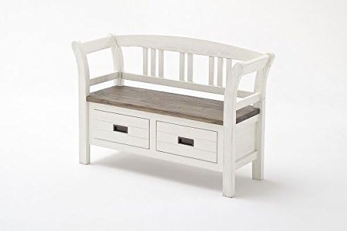 Garderoben Bank Sitzbank Flurmobel Holz Landhausstil Weiss Amazon De Kuche Haushalt