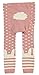 CHUNG Baby Toddler Boys Girls Cotton Footless Ankle Length Tights Soft Stretchy 6M-4Y, Pink RABIT, 6-24 Months