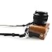kinokoo PU Leather Cover Bag for fuji X-T100 Camera and 15-45mm Lens, Prective Case with Shoulder Strap-brown