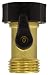 2 Pack - Gilmour Brass Garden Water Hose Shut off Valve, Watering Spigot Connector, 03V primary
