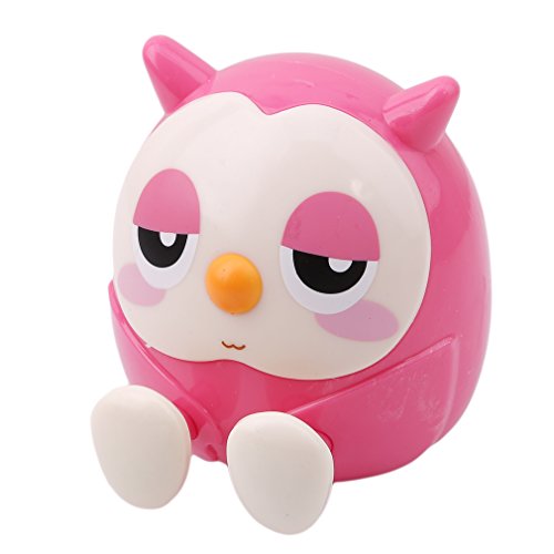 HS Pink Cute Owl Mobile Phone Stand Holder Bracket Kids Piggy Bank Coin Cans Saving Money Box Accessories