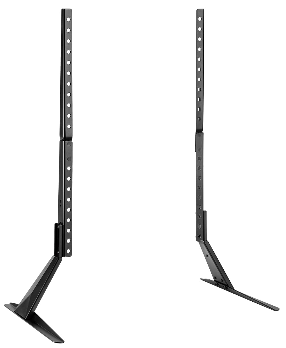my wall HP49L Single TV Stand 58.4 cm (23) - 190.5 cm (75) Black Stand, Height Adjustable, Rigid