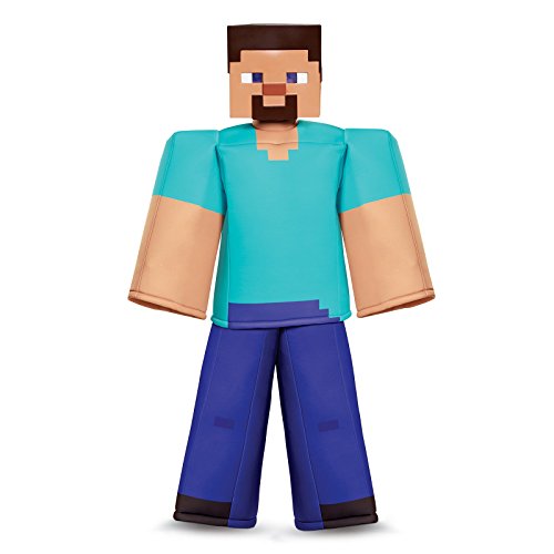 Steve Prestige Minecraft Costume, Multicolor, Large (10-12)