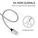 EverDigi 3Pack 3FT Lightning to USB Cable, Premium Nylon Braided Charging Cable Cord Compatible with iPhone 7/7 Plus/6/6s/6 plus/6s plus, iPhone 5/5s/5c,iPad, iPod & More (White)