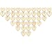 Bememo 200 Pieces in Total, Wooden Heart Tags with Holes and Rings, Family Birthday Plaque Tags Heart Shaped Wood Discs for Birthday Reminder Calendar Board Chore Boards Wedding DIY Crafts