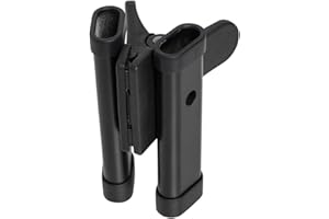 TUOREN Drum Stick Holder Clip Clamp on Cymbal Stand or Tubular Hardware Holds up to Two Pairs Aluminum