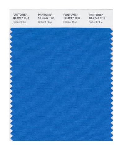 PANTONE SMART 18-4247X Color Swatch Card, Brilliant Blue