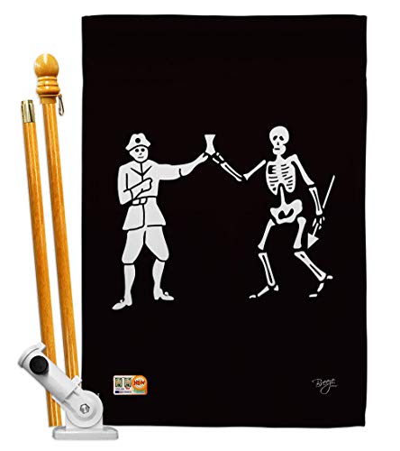 Breeze Decor HS107040-BO Bartholomew Roberts Coastal Pirate Impressions Decorat…