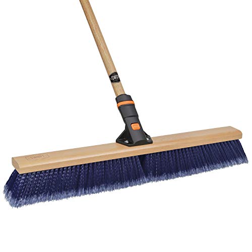 SWOPT 24” Premium MultiSurface Push Broom Head — Cleaning Head