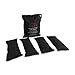 Activated Bamboo Charcoal Air Purifier, Deodorizer (5 Bags: 200gram x 1 plus 50gram x 4), Removes Odor from Smoke, Shoes, Pet Litter Boxes (Cats, Dogs), Cars, ATVs, Closets, Reusable, Recyclable
