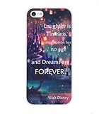 DECO FAIRY® Laughter is timeless, imagination has no age and dreams are forever - snap on Case Cover for Apple iPhone 5C