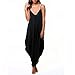 May&Maya Women's V Neckline All In One Beach Jumpsuit