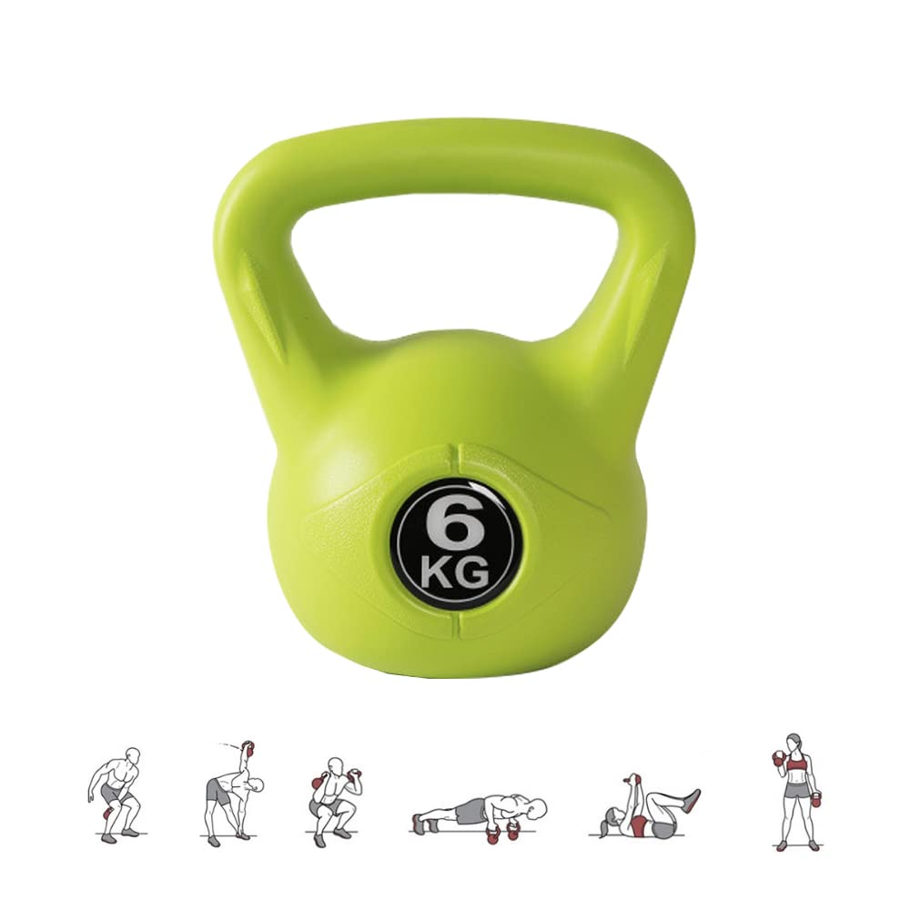 MAGIC SELECT Russian Weight 6 kg. Concrete Kettlebell with Ergonomic Handle. Kettlebell Dumbbell for Muscle Training at Home and Gym.