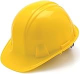 Pyramex Safety Products HP14030 Sl Series 4 pt. Snap Lock Suspension Hard Hat, Yellow