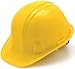Pyramex Safety Products HP14030 Sl Series 4 pt. Snap Lock Suspension Hard Hat, Yellow primary