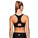 Reebok Women's Wireless Racerback Sports Bra - Medium Impact Athletic Active Fitness & Gym Bralette w/Keyhole Cutout