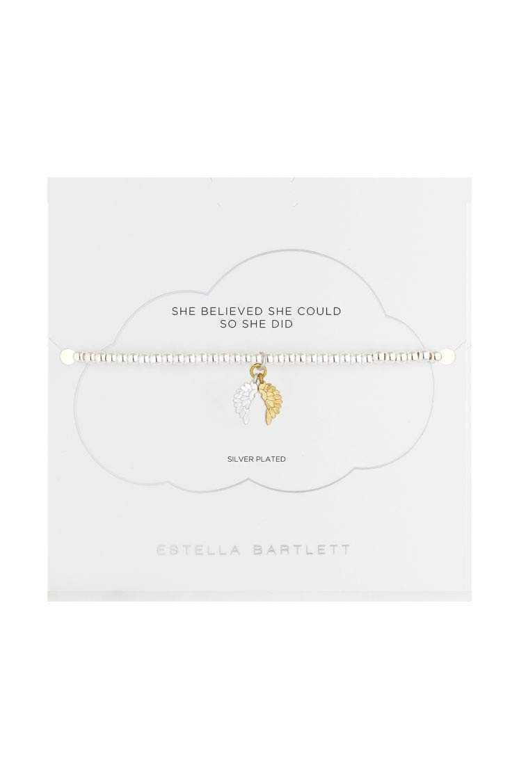 Estella Bartlett Sienna Wings Bracelet - Sliver Plated