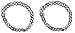 Black Tattoo Choker Necklace 90's Accessories Punk Choker (2 Pack)