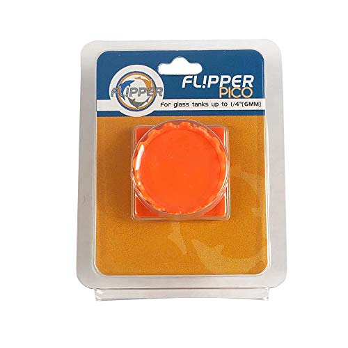 FL!PPER Flipper Pico 2 in 1 Magnetic Algae Scrubber Scraper Aquarium Tank Cleaner